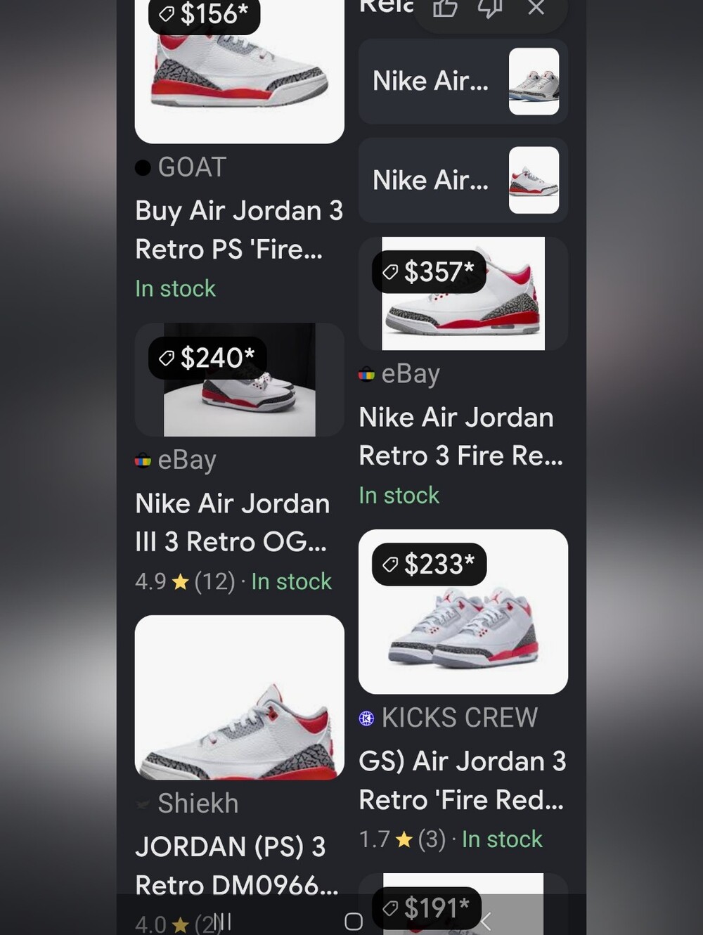 Nike Air Jordan 3 Retro 'Fire Red' Wmns 6 Good/Fair Condition. Fast Shipping - Picture 16 of 16
